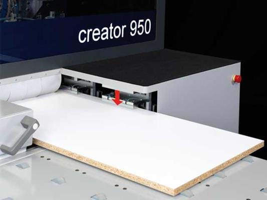 Creator 950 - dubbele materiaalklem